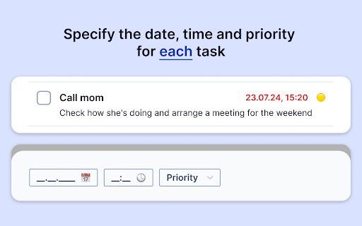 Tasklify — To Do, Tasks, Task lists  from Chrome web store to be run with OffiDocs Chromium online