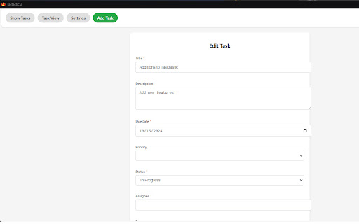 Tasktastic  from Chrome web store to be run with OffiDocs Chromium online Tasktastic  from Chrome web store to be run with OffiDocs Chromium online