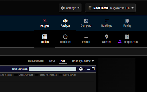 Taste for Blood Log Insights  from Chrome web store to be run with OffiDocs Chromium online