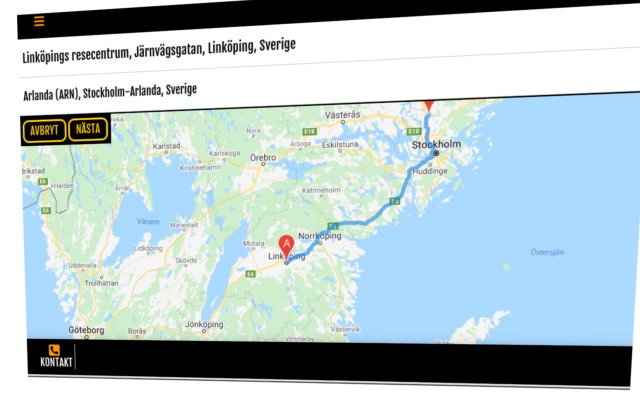 TAXI LINKÖPING  from Chrome web store to be run with OffiDocs Chromium online