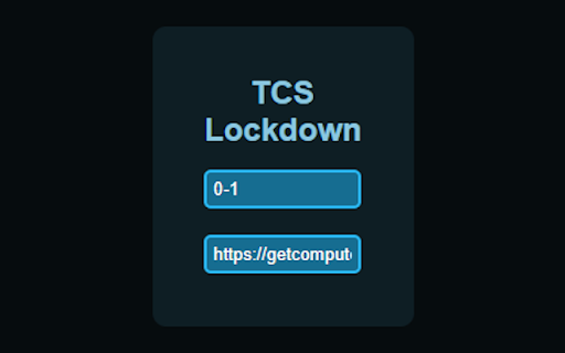TCS Lockdown from Chrome web store to be run with OffiDocs Chromium online TCS Lockdown from Chrome web store to be run with OffiDocs Chromium online