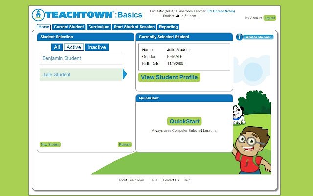 TeachTown Basics uit de Chrome-webwinkel voor gebruik met OffiDocs Chromium online