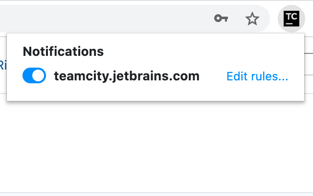 Chrome ウェブストアの TeamCity Notifier を OffiDocs Chromium オンラインで実行する