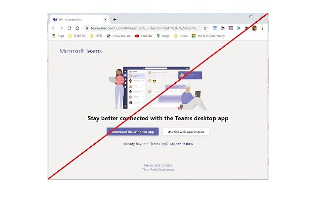 Teams at BlueJeans Closer mula sa Chrome web store na tatakbo sa OffiDocs Chromium online