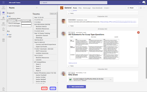 Teams chat downloader  from Chrome web store to be run with OffiDocs Chromium online Teams chat downloader  from Chrome web store to be run with OffiDocs Chromium online