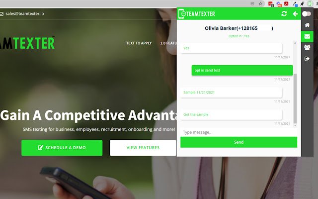 TeamTexter® from Chrome web store to be run with OffiDocs Chromium online TeamTexter® from Chrome web store to be run with OffiDocs Chromium online