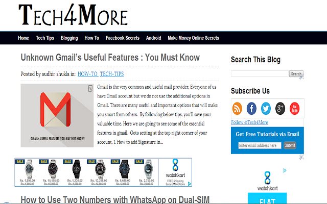 Tech4More  from Chrome web store to be run with OffiDocs Chromium online