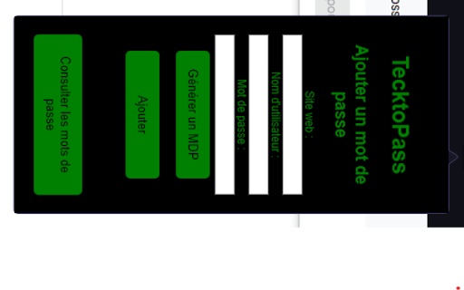 TecktoPass  from Chrome web store to be run with OffiDocs Chromium online
