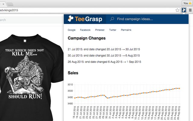 TeeGrasp mula sa Chrome web store na tatakbo sa OffiDocs Chromium online