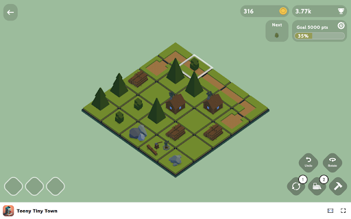 Teeny Tiny Town Game How prosperous can your cities become?  from Chrome web store to be run with OffiDocs Chromium online
