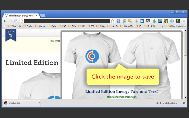 Tee Share da Chrome Web Store para ser executado com OffiDocs Chromium online