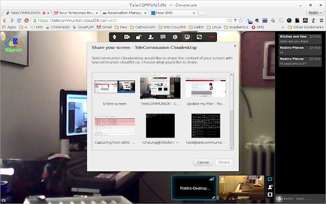 TeleCommunion Cloudesktop  from Chrome web store to be run with OffiDocs Chromium online