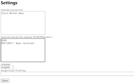 Telegram Keyword Filter  from Chrome web store to be run with OffiDocs Chromium online