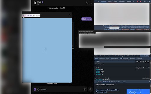 Telegram Mini App Auth Extractor  from Chrome web store to be run with OffiDocs Chromium online