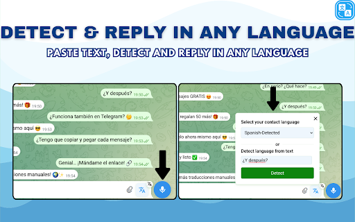 Telegram™ Web Translator  from Chrome web store to be run with OffiDocs Chromium online