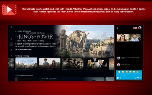 Teleparty watch and win exicting prices  from Chrome web store to be run with OffiDocs Chromium online