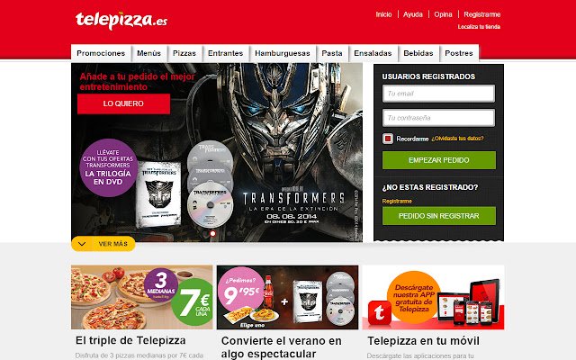 Telepizza  from Chrome web store to be run with OffiDocs Chromium online Telepizza  from Chrome web store to be run with OffiDocs Chromium online