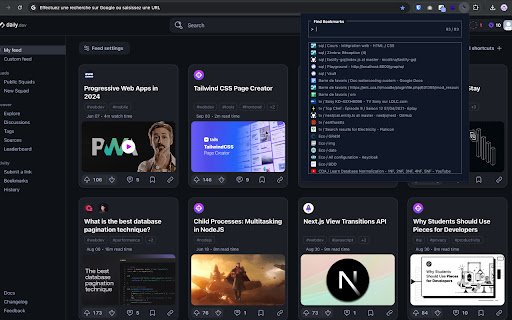 Telescope Bookmarks  from Chrome web store to be run with OffiDocs Chromium online