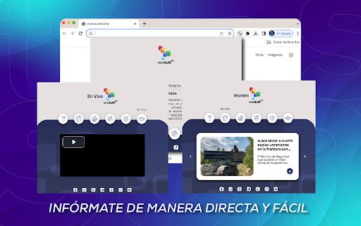 Telesur Extension  from Chrome web store to be run with OffiDocs Chromium online