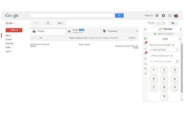 TELUS Business Connect for Google  from Chrome web store to be run with OffiDocs Chromium online