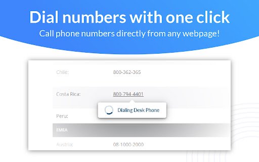 Telzio  from Chrome web store to be run with OffiDocs Chromium online
