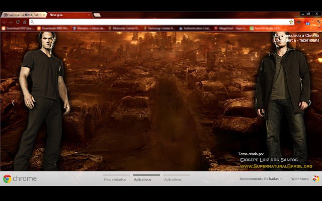 Tema Supernatural  from Chrome web store to be run with OffiDocs Chromium online
