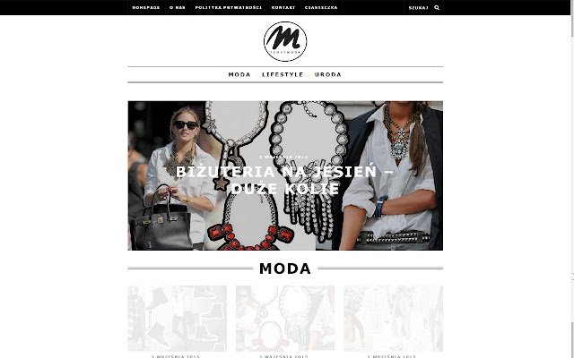 Temat Moda  from Chrome web store to be run with OffiDocs Chromium online