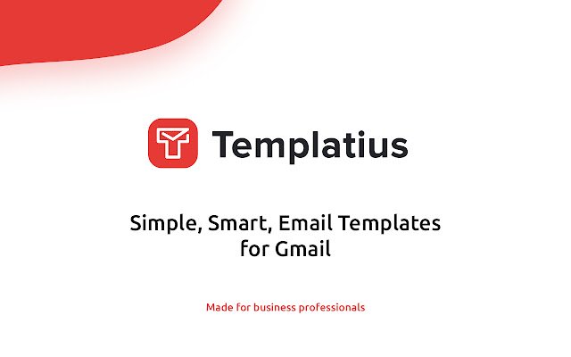Templatius: Plantillas de correo electrónico para Gmail de Chrome web store para ejecutar con OffiDocs Chromium en línea