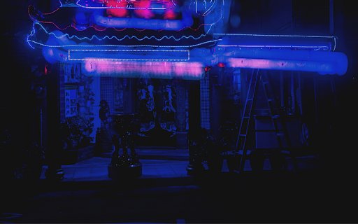 Temple at night  from Chrome web store to be run with OffiDocs Chromium online