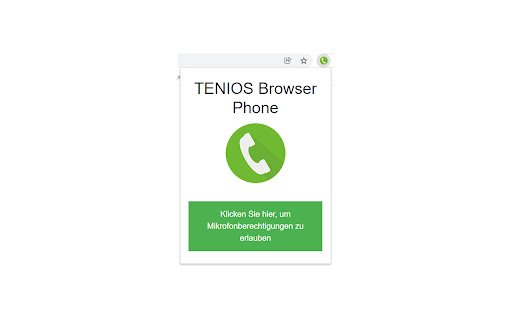 TENIOS Browser Phone Extension  from Chrome web store to be run with OffiDocs Chromium online