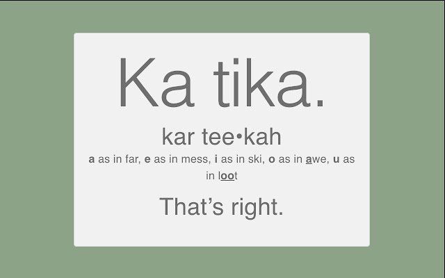TenX your Te Reo  from Chrome web store to be run with OffiDocs Chromium online