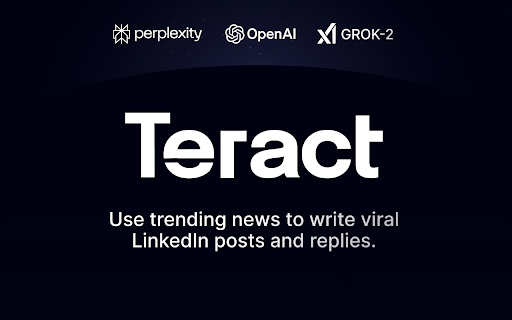 Teract for LinkedIn AI Automation  from Chrome web store to be run with OffiDocs Chromium online