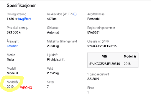 Tesla VIN Model Year Viewer  from Chrome web store to be run with OffiDocs Chromium online