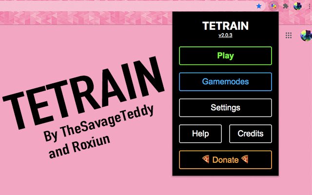 TETRAIN  from Chrome web store to be run with OffiDocs Chromium online