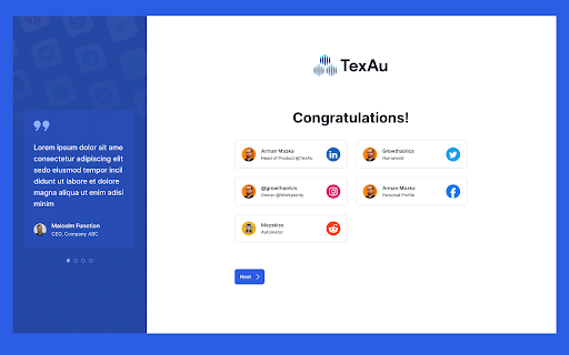 TexAu v2  from Chrome web store to be run with OffiDocs Chromium online