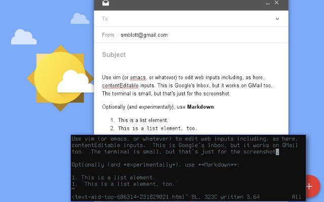 Text Aid Masyadong mula sa Chrome web store na tatakbo sa OffiDocs Chromium online