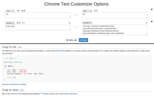 El personalizador de texto de Chrome web store se ejecutará con OffiDocs Chromium en línea