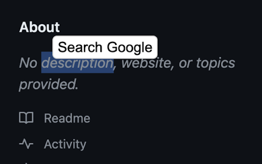 Text Selection Search from Chrome web store to be run with OffiDocs Chromium online Text Selection Search from Chrome web store to be run with OffiDocs Chromium online