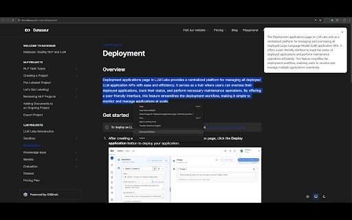Text Summarizer  from Chrome web store to be run with OffiDocs Chromium online