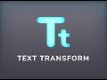 Text Transform  from Chrome web store to be run with OffiDocs Chromium online