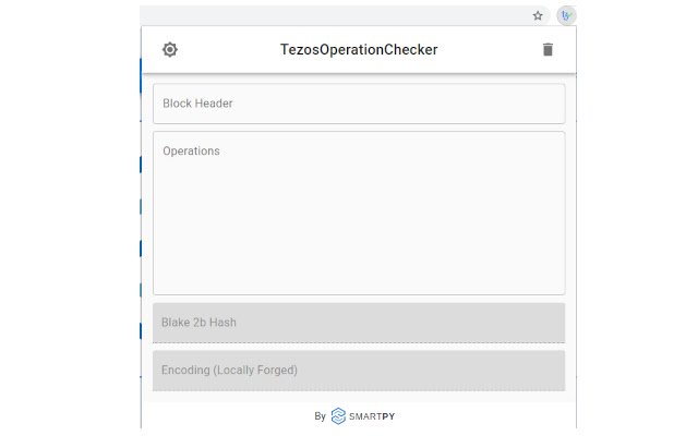 TezosOperationChecker da Chrome Web Store para ser executado com OffiDocs Chromium online