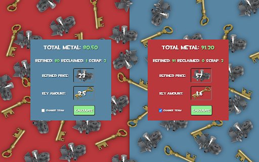 TF2 Calculator  from Chrome web store to be run with OffiDocs Chromium online