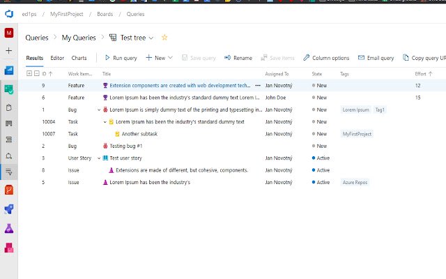 TFS Bug Printer  from Chrome web store to be run with OffiDocs Chromium online