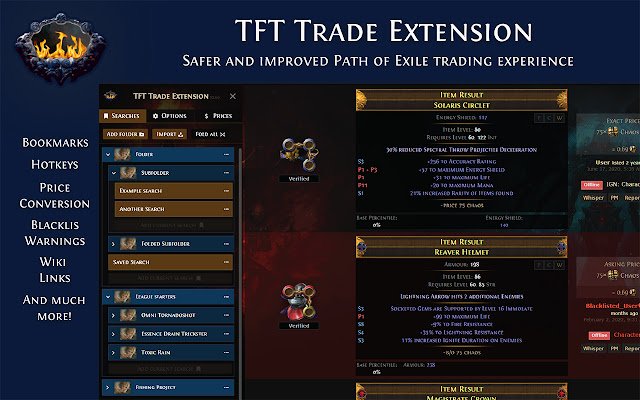 TFT Trade Extension  from Chrome web store to be run with OffiDocs Chromium online