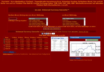 Baht Thai Euro Wechselkurs daripada kedai web Chrome untuk dijalankan dengan OffiDocs Chromium dalam talian