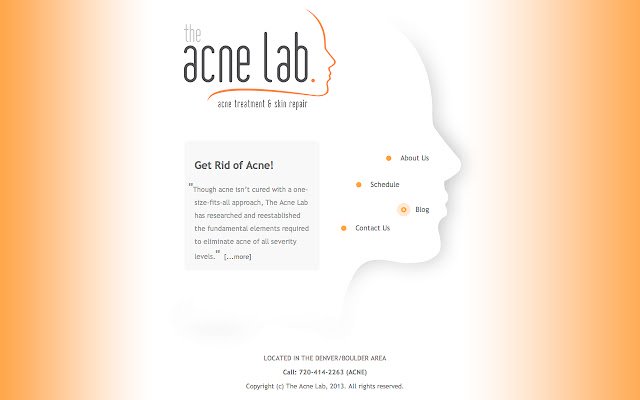 พอร์ทัลไคลเอนต์ Acne Lab จาก Chrome เว็บสโตร์ที่จะรันด้วย OffiDocs Chromium ทางออนไลน์