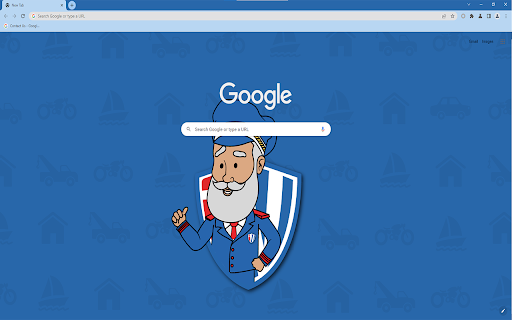 The Admiral Car Insurance Mascot  from Chrome web store to be run with OffiDocs Chromium online