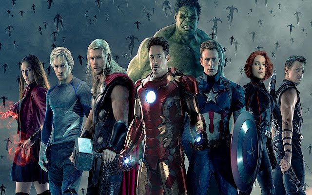 The Avengers dari toko web Chrome untuk dijalankan dengan OffiDocs Chromium online