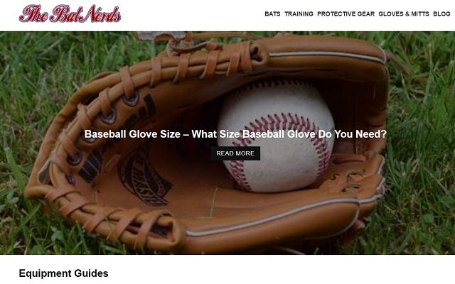 El blog de Bat Nerds sobre béisbol y sóftbol de Chrome web store se ejecutará con OffiDocs Chromium en línea
