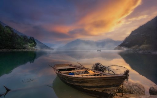 The Boat and the Lake at Dawn from Chrome web store to be run with OffiDocs Chromium online The Boat and the Lake at Dawn from Chrome web store to be run with OffiDocs Chromium online